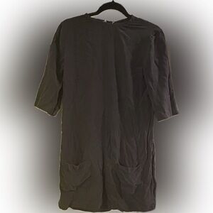 Equipment Aubrey Black Silk Dress with pockets size xs
